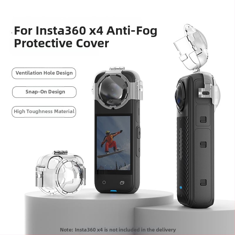 Insta360 X4 objektyvo dangtelis – PC medžiaga, 20 g, įtrauktas 1 dangtelis