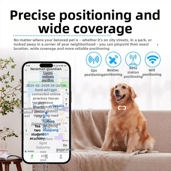 Locator GPS pentru animale M7 — IP66 impermeabil, alarme: mobil și geofence, hartă Baidu, autonomie baterie 120 h