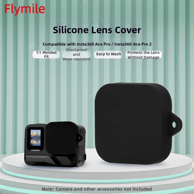 Silikoninis objektyvo gaubtas Insta360 Ace Pro/2 – dulkių atsparus dangtelis