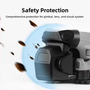Brdrc Objektyvo apsauginis dangtelis DJI Air 3S, dulkėms atsparus ir smūgiams atsparus, su fiksuota sagtimi, PC medžiaga, svoris 53,8 g, komplekte objektyvo dangtelis