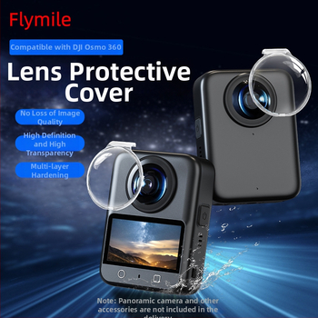 DJI Osmo 360 Panoraminė Kamera: Objektyvo kondensacijos apsauga, Dulkių dangtelis ir Kritimo apsaugos dėklas – OEM prekės ženklas, Spot prekė, Licencijuojamos privatinės prekės ženklai: Taip