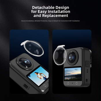 DJI Osmo 360 Panoraminė Kamera: Objektyvo kondensacijos apsauga, Dulkių dangtelis ir Kritimo apsaugos dėklas – OEM prekės ženklas, Spot prekė, Licencijuojamos privatinės prekės ženklai: Taip