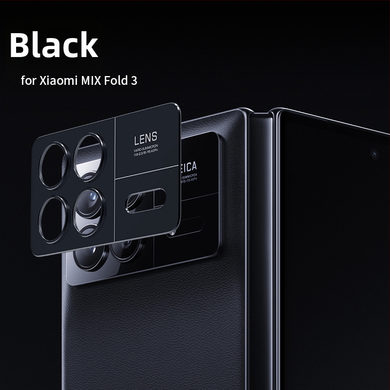 Alumíniový rám okolo objektívu pre Xiaomi Mix Fold 3 – ochrana fotoaparátu, matný povrch, proti pádu