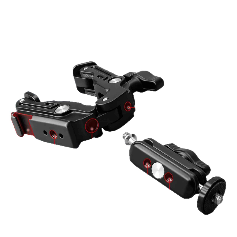 Clema puternică din aliaj de aluminiu pentru suporturi universale pentru cameră, model Cm-17b, imprimare logo disponibilă