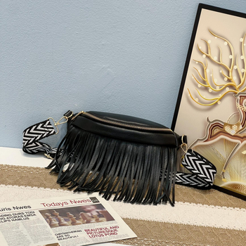 Ženska PU torba za pojas/crossbody – ulični stil, zatvarač, unutarnja džep s zipom, mekani materijal, vanjski otvoreni džep