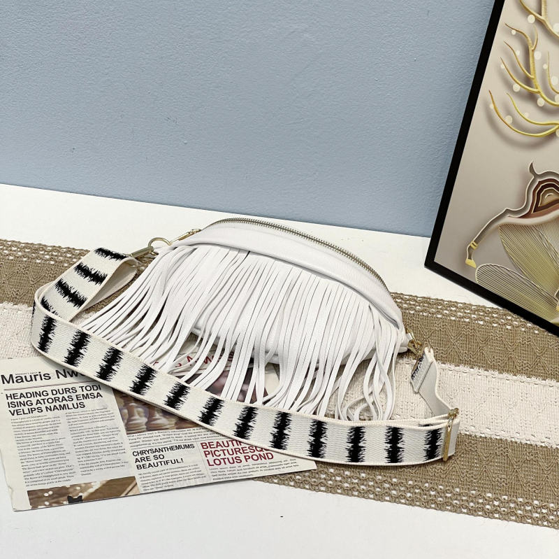 Ženska PU torba za pojas/crossbody – ulični stil, zatvarač, unutarnja džep s zipom, mekani materijal, vanjski otvoreni džep