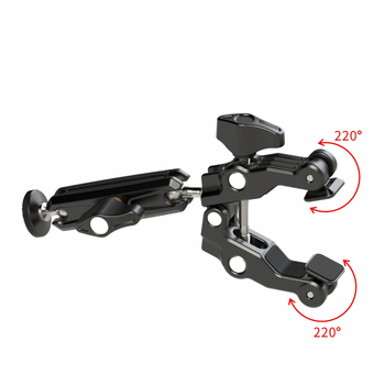 Clește universal pentru cameră cu braț magic metalic — Model LST-VC2, Aliaj de aluminiu, Compatibilitate universală, Garanție națională