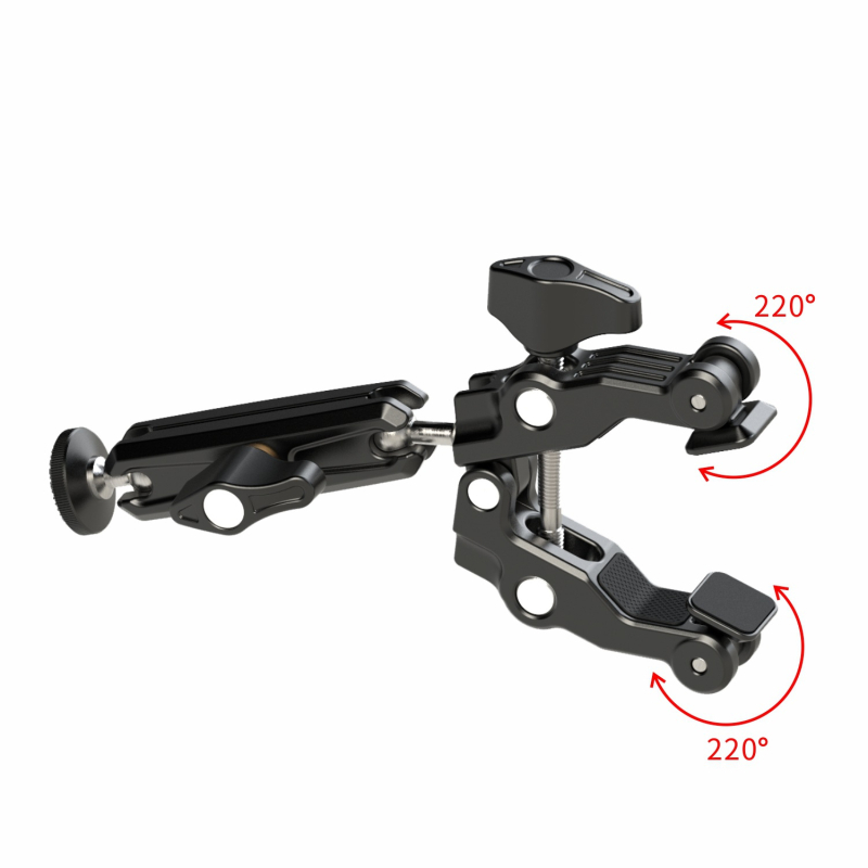 Clește universal pentru cameră cu braț magic metalic — Model LST-VC2, Aliaj de aluminiu, Compatibilitate universală, Garanție națională