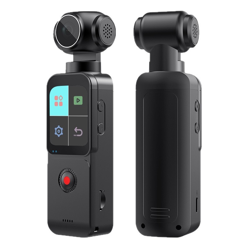 OX3 Cameră de acțiune de buzunar 5K pentru exterior, stabilizare antișoc, ecran tactil și rotire motorizată a mâinii