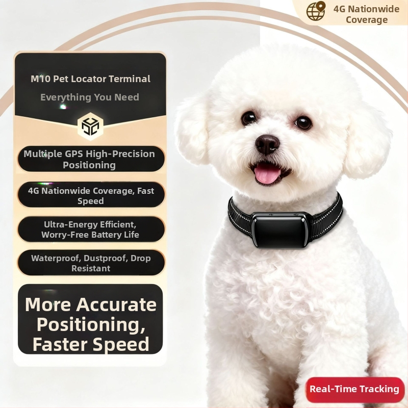 GPS нашийник за домашни любимци – водоустойчив, сателитно позициониране и дистанционно наблюдение