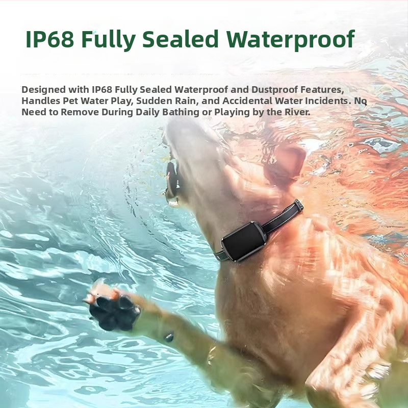 GPS нашийник за домашни любимци – водоустойчив, сателитно позициониране и дистанционно наблюдение