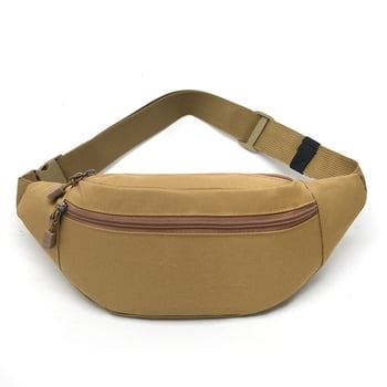 Férfi Oxford szövetből készült vízálló sport deréktáska, keresztpánttal, kerékpározáshoz – 2025 tavasz bemutató