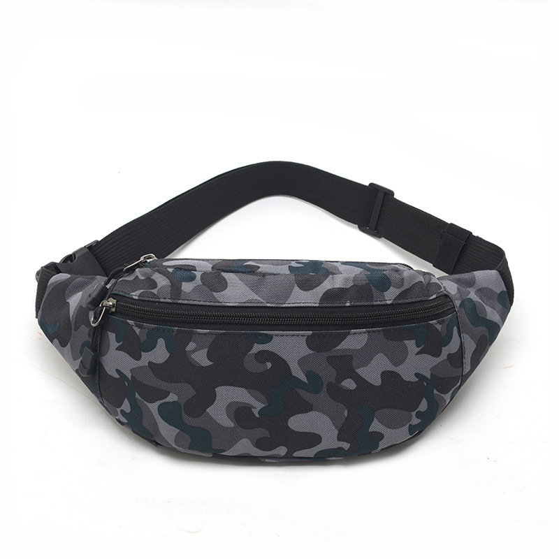 Férfi Oxford szövetből készült vízálló sport deréktáska, keresztpánttal, kerékpározáshoz – 2025 tavasz bemutató