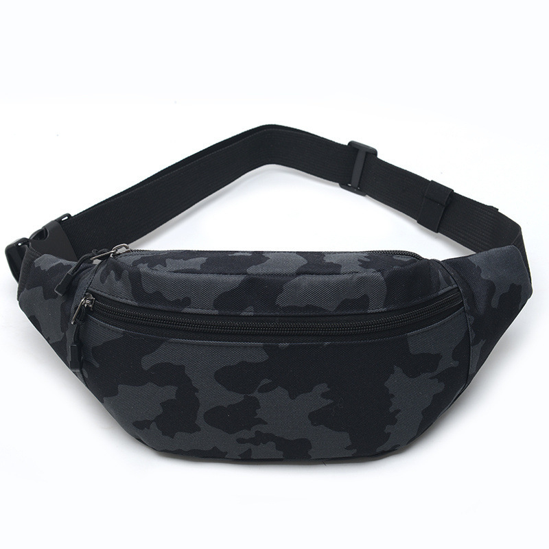 Férfi Oxford szövetből készült vízálló sport deréktáska, keresztpánttal, kerékpározáshoz – 2025 tavasz bemutató