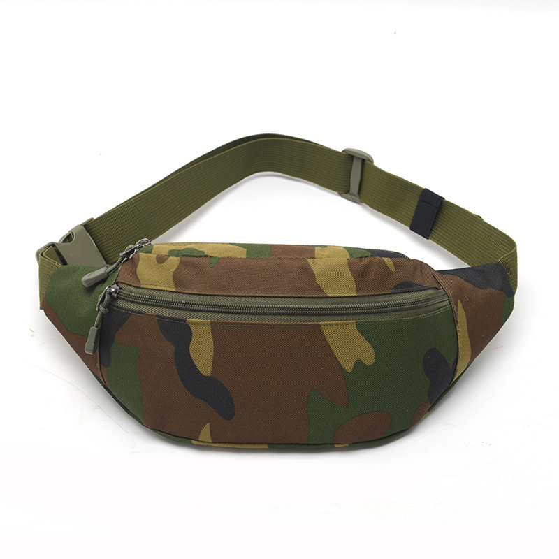 Férfi Oxford szövetből készült vízálló sport deréktáska, keresztpánttal, kerékpározáshoz – 2025 tavasz bemutató