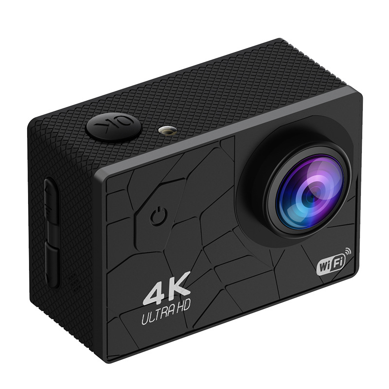 Cameră sport 4K cu Wi-Fi, rezistentă la apă, pentru scufundări și mersul în aer liber — model I5-361, senzor 12 MP, stocare pe card TF, corp ABS, autonomie 180 de minute