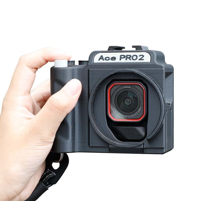 Insta360 Ace Pro 2-höz készült gombos markolat UV lencsével – Strange Leaves