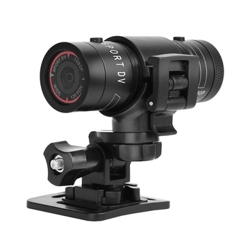 F9 Cameră de cască pentru bicicletă — 1080P HD, Rezistentă la apă, Unghi larg, Stocare pe card TF, Autonomie baterie ~3 ore