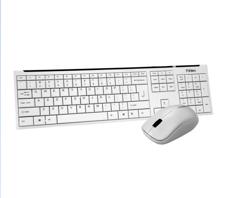 Fuhlen A120G bezdrôtový set – klávesnica a myš, USB rozhranie, 1000 DPI, ergononomický, vhodný pre notebooky a stolné počítače