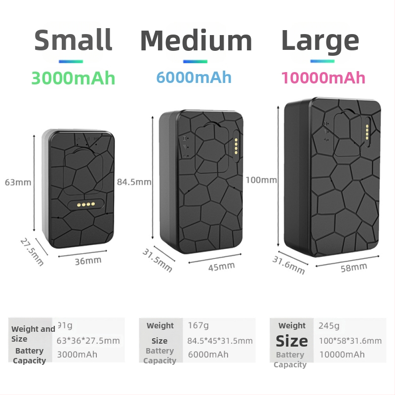 GPS lokalizátor do auta G50 s pevným magnetickým uchytením, IP67 vodotesný, Beidou a Wi-Fi, 4G pripojenie, presnosť GPS 10 m