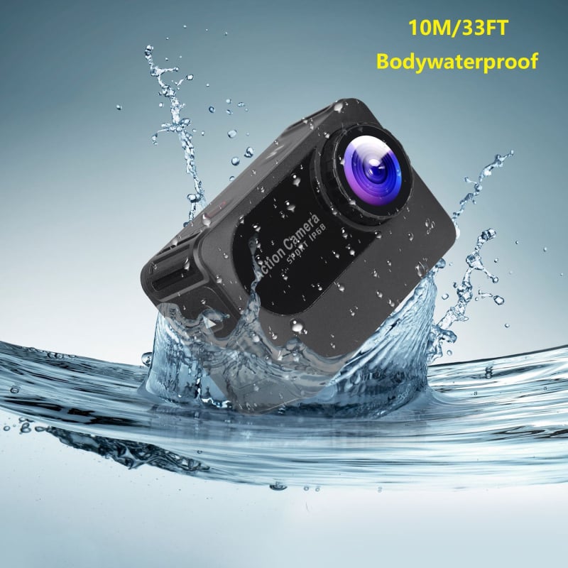 Vodootporna bežična akcijska kamera, 12 MP, 2-inčni LCD, podrška TF kartici