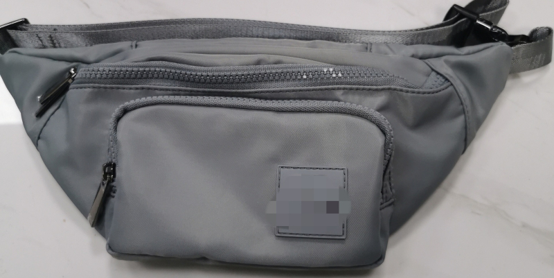 Uniszex nejlon deréktáska kereszttartó pánttal, ultrakönnyű, nagy kapacitású, kültéri sportokra