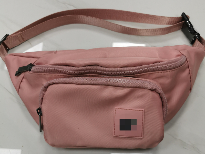 Uniszex nejlon deréktáska kereszttartó pánttal, ultrakönnyű, nagy kapacitású, kültéri sportokra