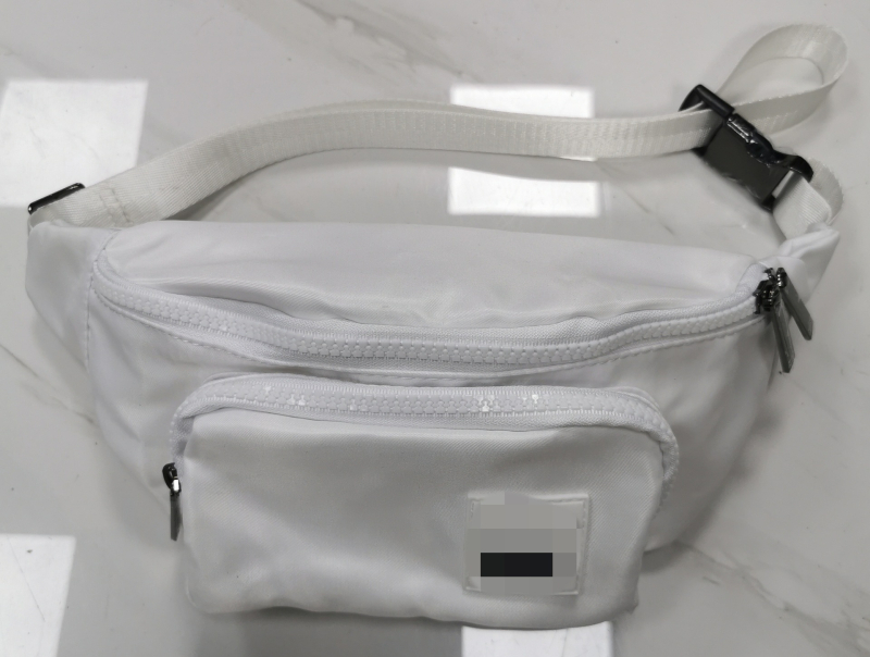 Uniszex nejlon deréktáska kereszttartó pánttal, ultrakönnyű, nagy kapacitású, kültéri sportokra