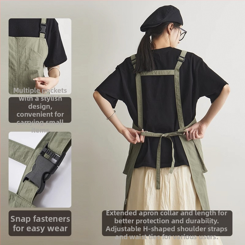 Bez rukava pregača, vodootporna, poliester, korejski i japanski stil