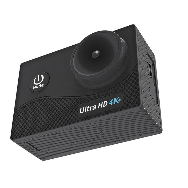 Cameră de acțiune impermeabilă pentru exterior cu 4K30fps, ecran tactil de 2,0 inch, stabilizare EIS, stocare 128GB