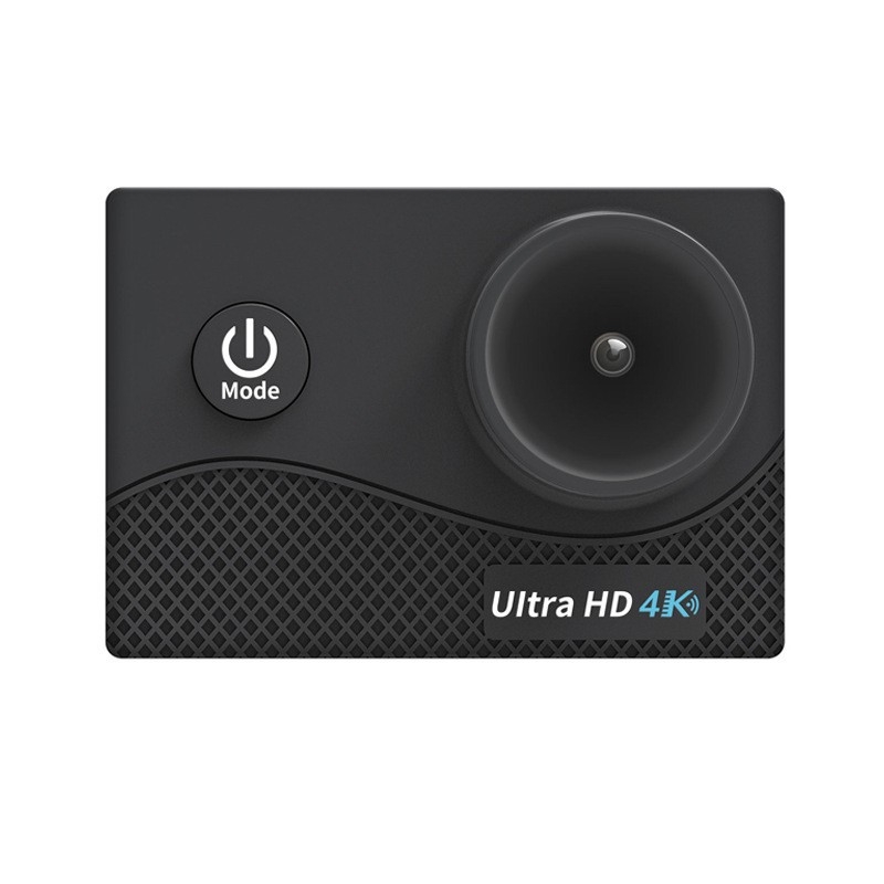 Cameră de acțiune impermeabilă pentru exterior cu 4K30fps, ecran tactil de 2,0 inch, stabilizare EIS, stocare 128GB