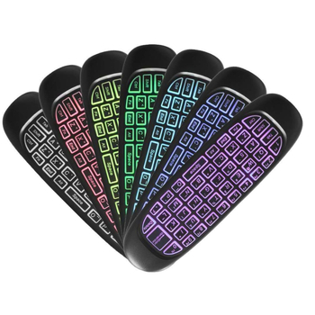 Bezvadu tastatūra un pele ar kustības sensoru (air mouse) – USB, divi vienā