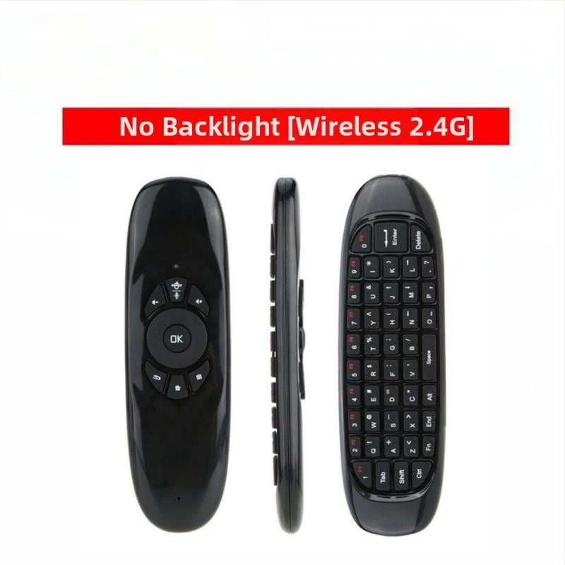 Bezvadu tastatūra un pele ar kustības sensoru (air mouse) – USB, divi vienā