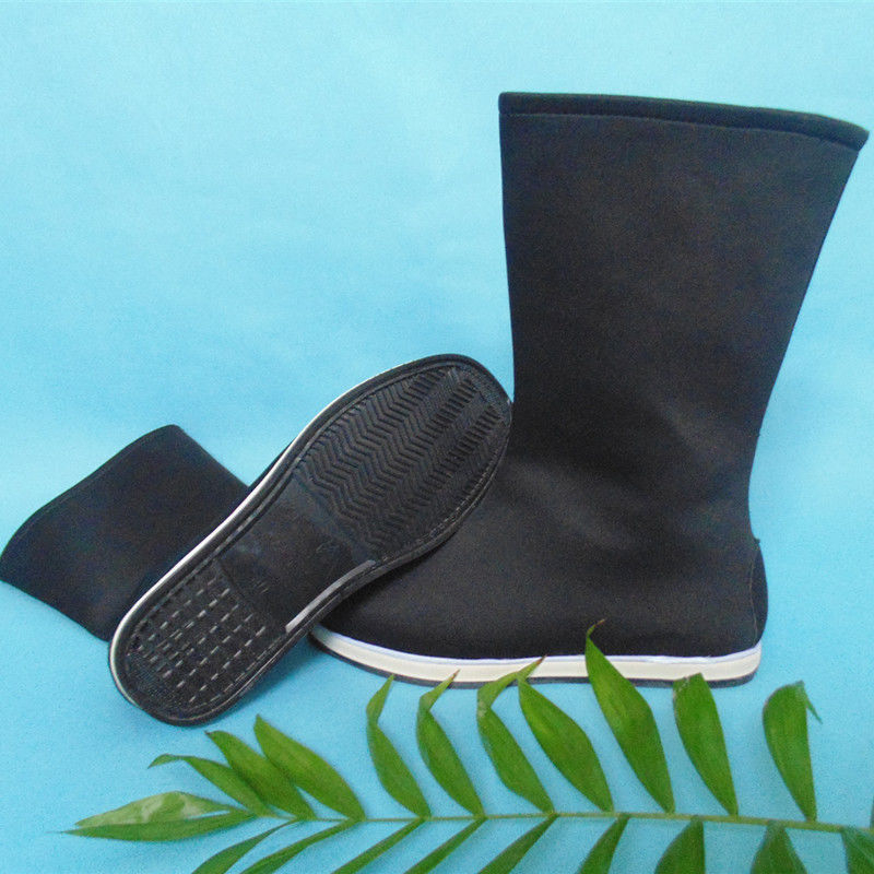 Ghete în stil Republica Chineză, partea superioară din bumbac, branț din pânză, talpă din cauciuc, pentru bărbați