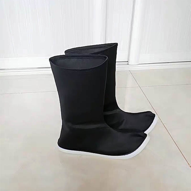 Ghete în stil Republica Chineză, partea superioară din bumbac, branț din pânză, talpă din cauciuc, pentru bărbați