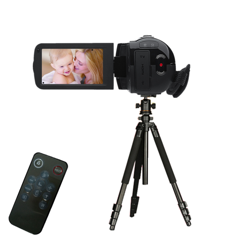 Kućna kamera s daljinskim upravljačem, 1080p Full HD, CMOS senzor, Sony objektiv, 3,0-inčni dodirni LCD, noćno snimanje