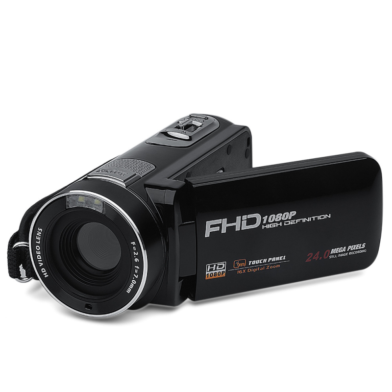 Kućna kamera s daljinskim upravljačem, 1080p Full HD, CMOS senzor, Sony objektiv, 3,0-inčni dodirni LCD, noćno snimanje