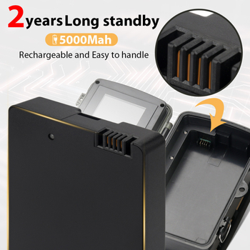 Cameră de vânătoare pentru exterior, cu vedere nocturnă infraroșu HD, 20MP, 1080P, baterie litiu detașabilă HC-801A-Li