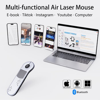 Bluetooth peli tālvadības pults TikTok īsiem video un PPT slaidu pārvietošanai datorā/telefonā/tabletē (Zīmols WXV, Modelis D13, Baterijas jauda 150 mAh, Materiāls ABS, Svars 22.2 g)