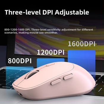 N310 Bezvadu USB pele – 1600 DPI, 2,4 GHz bezvadu pārraide, ergonomisks dizains