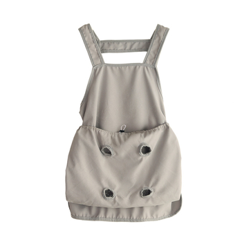 Macskaápolási kötény – puha, lélegző, négy évszakos, szőrszálak tapadását gátló, macskák kezelésére, kisállatboltok számára