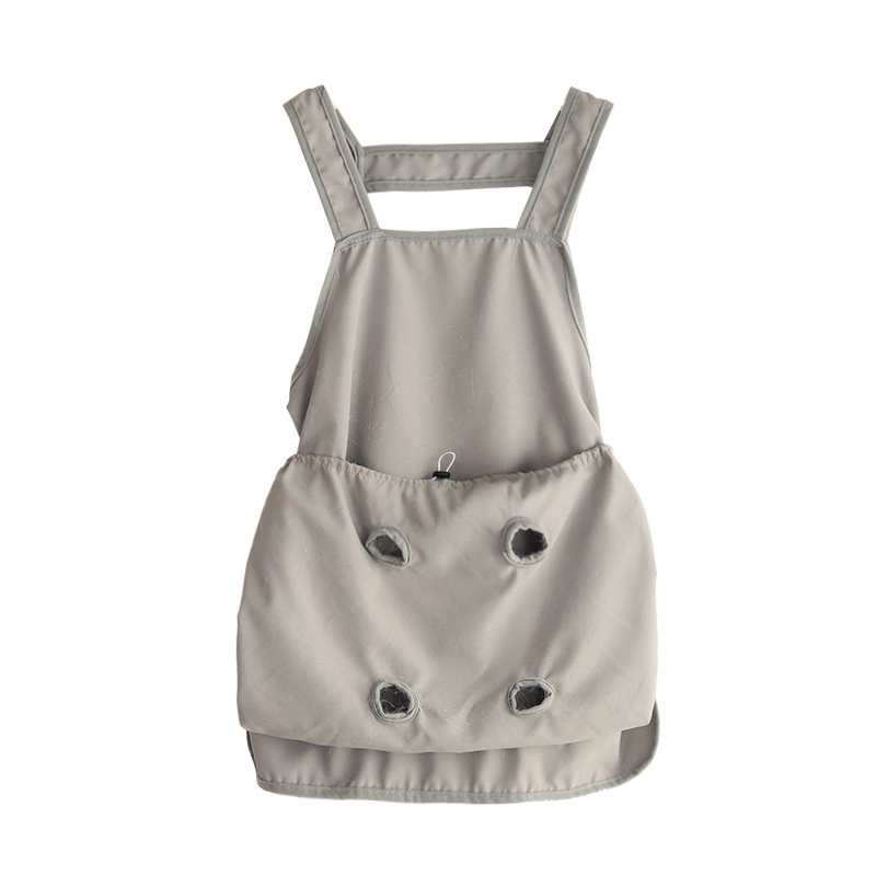 Macskaápolási kötény – puha, lélegző, négy évszakos, szőrszálak tapadását gátló, macskák kezelésére, kisállatboltok számára