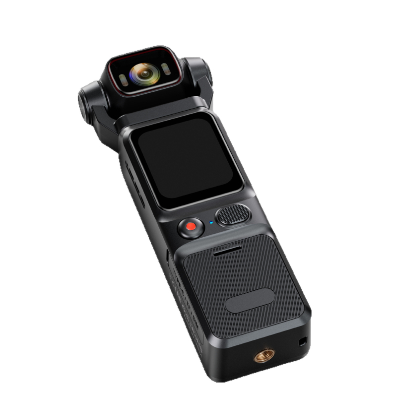 4K akciókamera giroszkóp-stabilizációval, kézben tartható, Wi‑Fi, vloghoz, 1.69 hüvelykes LCD, TF-kártya támogatás