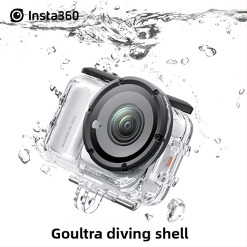Shadowstone Insta360 GO Ultra vodotesný kryt – model Gu-fsk-360, kompatibilný s GO Ultra, materiály: plast, sklo, kov; záruka po celej krajine