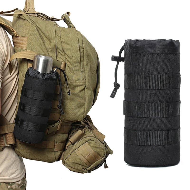 Pojasna torbica za bocu vode s kamuflažnim uzorom, 1000D materijal, ultralakа, otporna, poliester podstava, za outdoor sportove