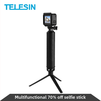 GoPro veiksmo kamerai selfie lazda plūduriuojanti, 3 dalių galva, 3 sekcijos