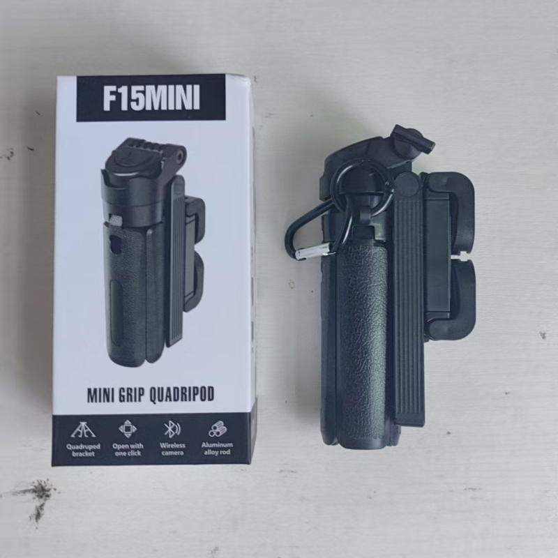 Dream Ship Stativ selfie din aliaj de aluminiu, cu iluminare încorporată și telecomandă Bluetooth – Portabil, tip podea cu patru picioare