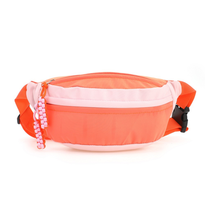 Férfiak és nők számára készült crossbody táska logónyomattal és színblokkal; nylon anyag, poliészter bélés, cipzáras zárás, ID-kártya rekesz, SHUOGUO márka