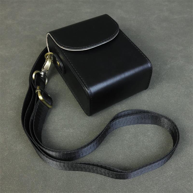 PU bőr kamera táska Canon G7X II / SX740 és Sony RX100 ZV1M2 – kézitáska, flanel bélés, 2023 tavasz megjelenés, uniszex