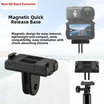 Magnetická rýchloupínacia základňa pre Osmo Nano — Model R102, Kompatibilné: Osmo Nano, Materiál: Plast